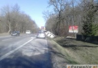 Wypadek na drodze krajowej nr 17.